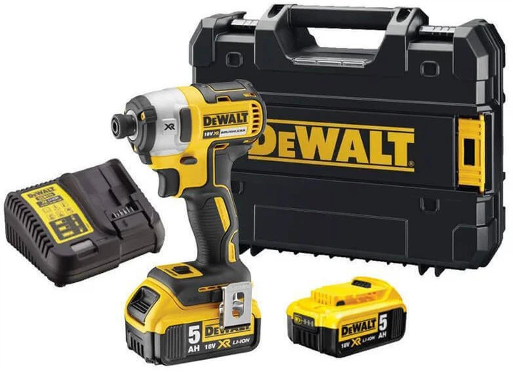 Набор из двух бесщеточных инструментов DeWALT DCK266P2 (DCD796 + DCF887) - Фото 2 Набор из двух бесщеточных инструментов DeWALT DCK266P2 (DCD796 + DCF887) - изображение 2