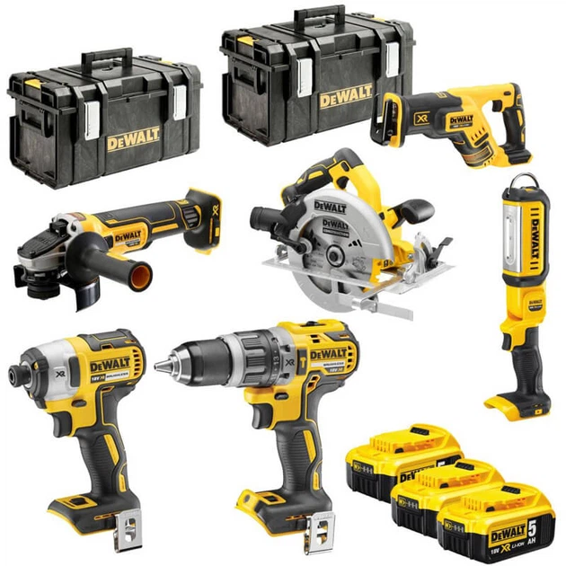 Набор из шести бесщеточных инструментов DeWALT DCK623P3 - Фото 1 Набор из шести бесщеточных инструментов DeWALT DCK623P3 - изображение 1