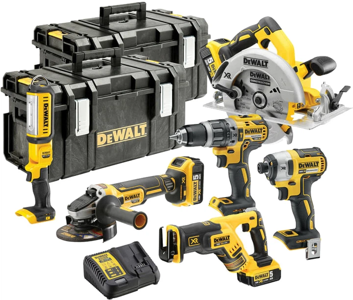 Набор из шести бесщеточных инструментов DeWALT DCK623P3 - Фото 3 Набор из шести бесщеточных инструментов DeWALT DCK623P3 - изображение 3