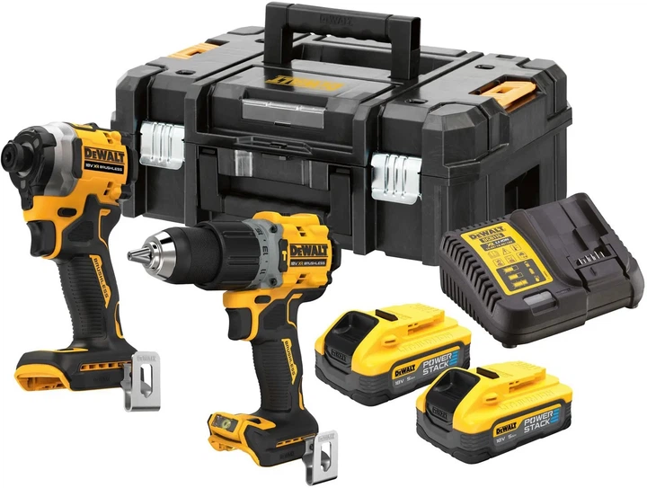 Набор из двух бесщеточных инструментов DeWALT DCK2050H2T (DCD805+DCF850) - Фото 4 Набор из двух бесщеточных инструментов DeWALT DCK2050H2T (DCD805+DCF850) - зображення 4