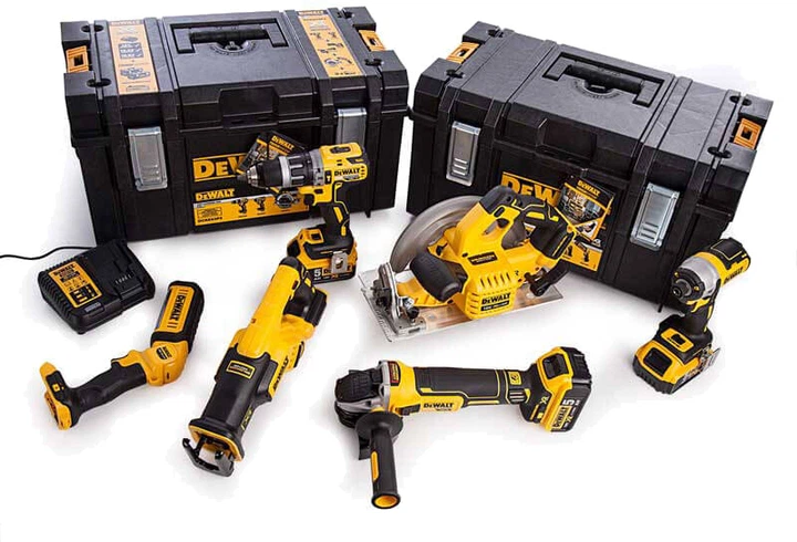 Набор из шести бесщеточных инструментов DeWALT DCK623P3 - Фото 5 Набор из шести бесщеточных инструментов DeWALT DCK623P3 - изображение 5