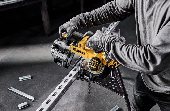 Пила стрічкова акумуляторна DeWALT DCS378N - зображення 4