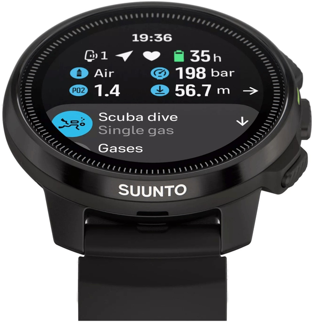Smartwatch Suunto Ocean All Black (SS050982000) - obraz 7