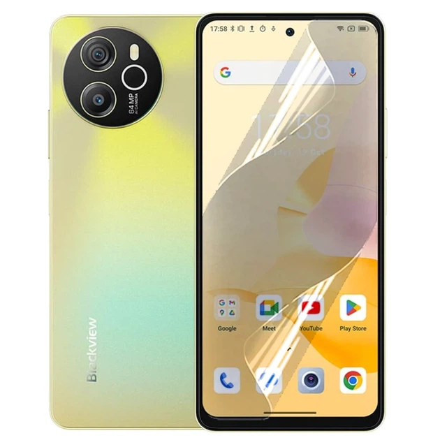 Плівка гідрогелева для Blackview Shark 8 матова протиударна прозора - Фото 1 Плівка гідрогелева для Blackview Shark 8 матова протиударна прозора - зображення 1