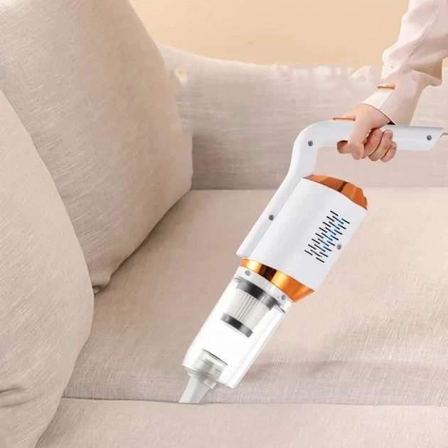 Аккумуляторный пылесос без мешка Vacuum Cleaner 2000mAh 120 Вт беспроводной, вертикальный - изображение 9