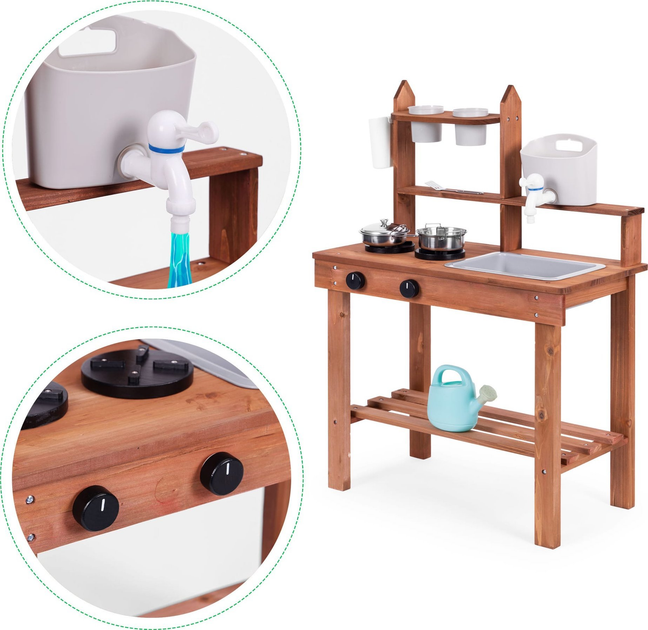 Дитяча грязьова кухня Ecotoys з ялиці TL814005 (5905817003846) - зображення 6