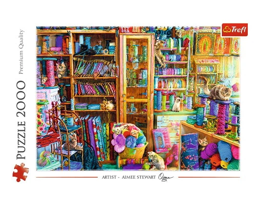 Пазли Еймі Стюарт. Котячий рай (2000 ел.) 27113 (Trefl) - зображення 2