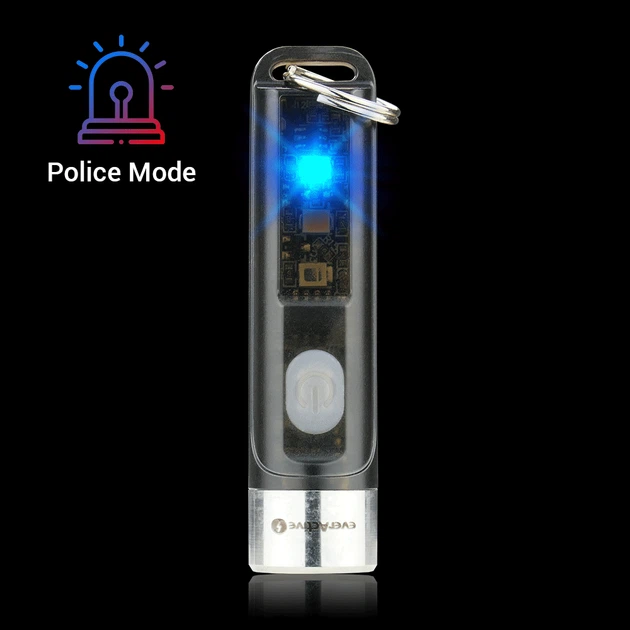 Ліхтарик-брелок everActive FL-35R Luxy Rechargeable LED, AAA, 350Lm, USB-C, IPX4, keyring, Box - зображення 9