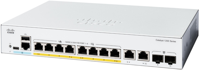 Przełącznik Cisco Catalyst 1200 (C1200-8T-E-2G) - obraz 2