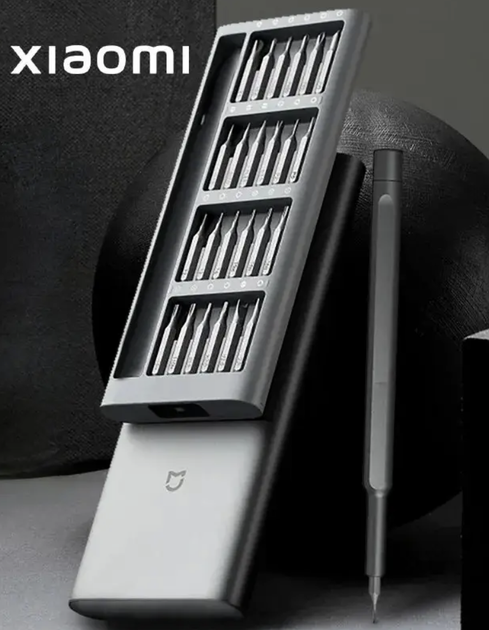 Набір викруток Xiaomi Mijia Wiha (MJJXLSD002QW) з 24 насадками-бітами для точних робіт Mi Precision Screwdriver Kit - зображення 3