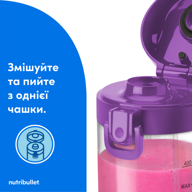 Портативный блендер Nutribullet PortableNBP003PU - изображение 5