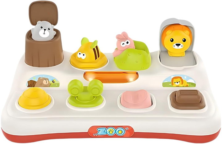 Розвиваючий ігровий центр Woopie Baby Zoo Pop Up (5906280652517) - зображення 1