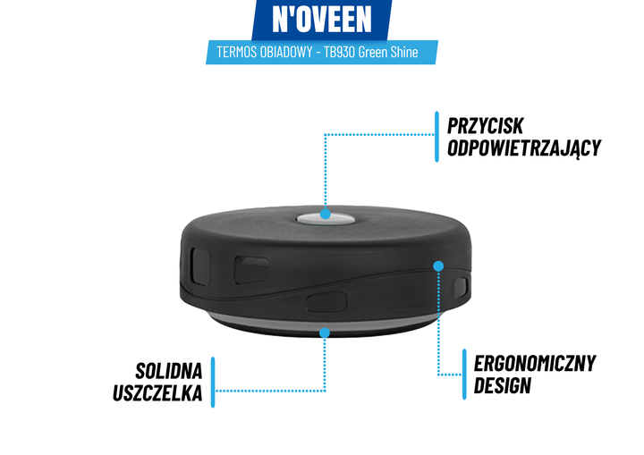 Термос обідній Noveen TB930 Зелений 470 мл (5902221622953) - зображення 6