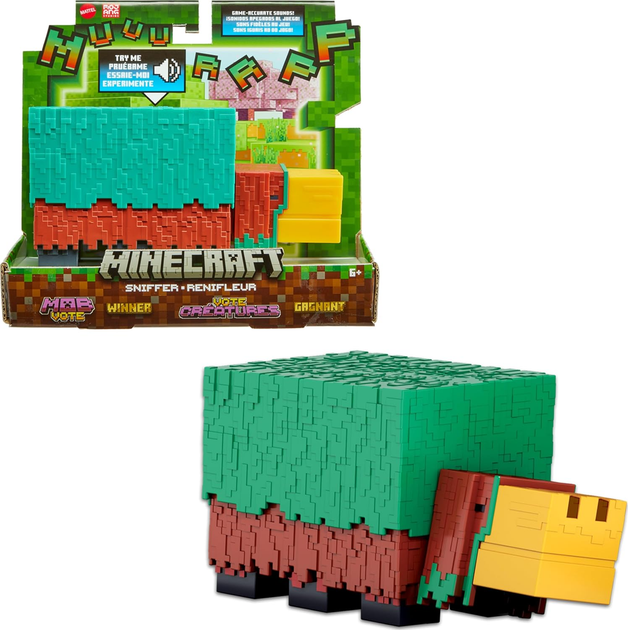 Interaktywna figurka Minecraft Sniffer 9 cm (0194735234455) - obraz 1