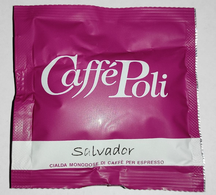 Кава в монодозах чалдах Caffe Poli Salvador 100 шт ESE 44 мм - Фото 1 Кава в монодозах чалдах Caffe Poli Salvador 100 шт ESE 44 мм - зображення 1