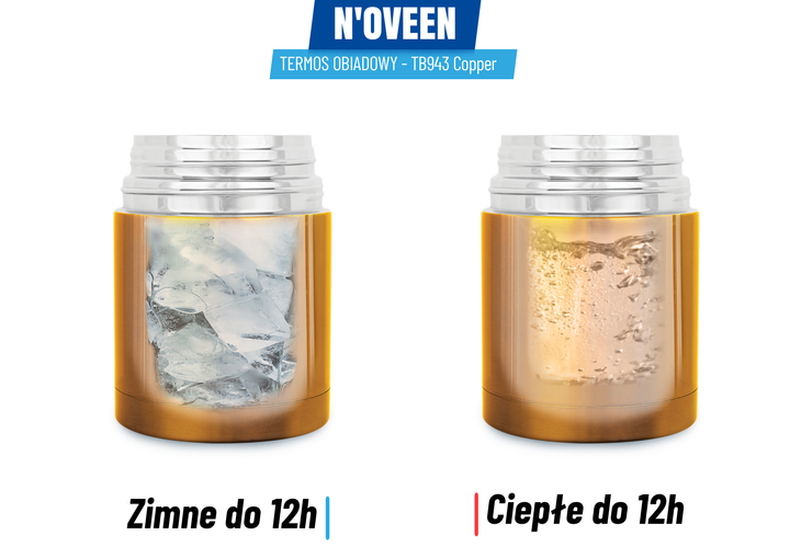 Termos obiadowy Noveen TB943 Miedziany 600 ml (TB943) - obraz 5