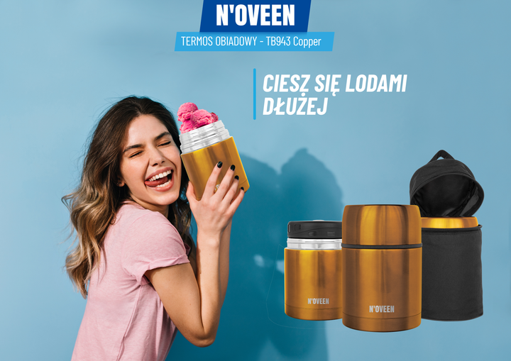 Termos obiadowy Noveen TB943 Miedziany 600 ml (TB943) - obraz 14