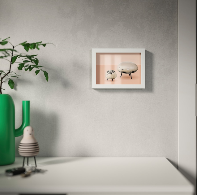 Рамка RODALM IKEA 105.488.72 білий - зображення 2