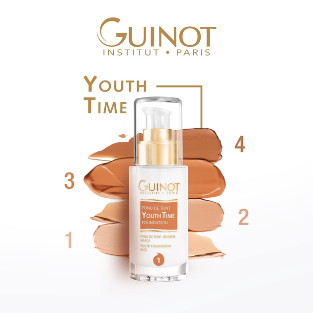 Podkład do twarzy Guinot Youth Time korygujący N3 30 ml (3500465050604) - obraz 2