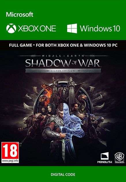 Гра Xbox One/PC Middle-Earth: Shadow of War Silver Edition (Електронний код) (8806188730577) - зображення 1