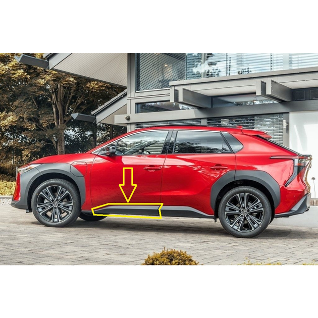 Накладка нижня лівих передніх дверей Toyota BZ4X ( 75074-0R170 ) - зображення 2