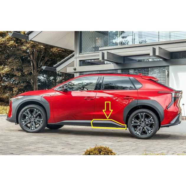 Накладка нижняя левой задней двери Toyota BZ4X ( 75078-0R170 ) - изображение 2