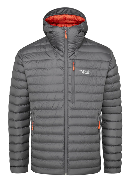 Пуховик чоловічій Rab Microlight Alpine Jacket, Graphene, M (RB QDB-12-GRH-MED) - Фото 1 Пуховик чоловічій Rab Microlight Alpine Jacket, Graphene, M (RB QDB-12-GRH-MED) - зображення 1