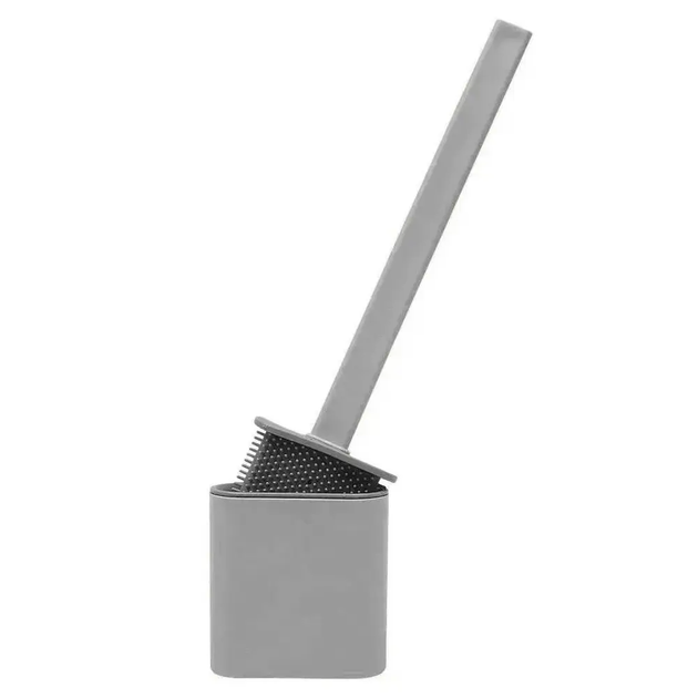 Йоржик силіконовий для унітазу з кріпленням на стіну / Гнучкий Toilet Brush (L) - изображение 7