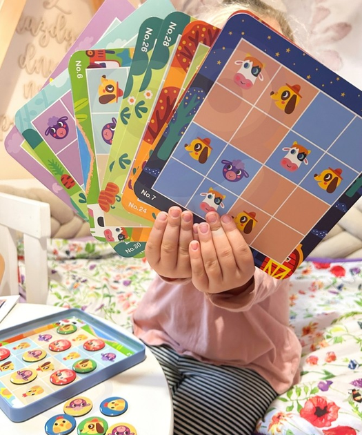 Настільна гра Tooky Toy Судоку для дітей на фермі (6970090041099) - зображення 8