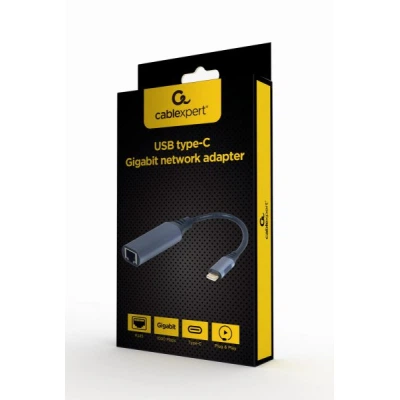 Адаптер USB-C to RJ45 Ethernet 1000Mbps Cablexpert (A-USB3C-LAN-01) - зображення 3