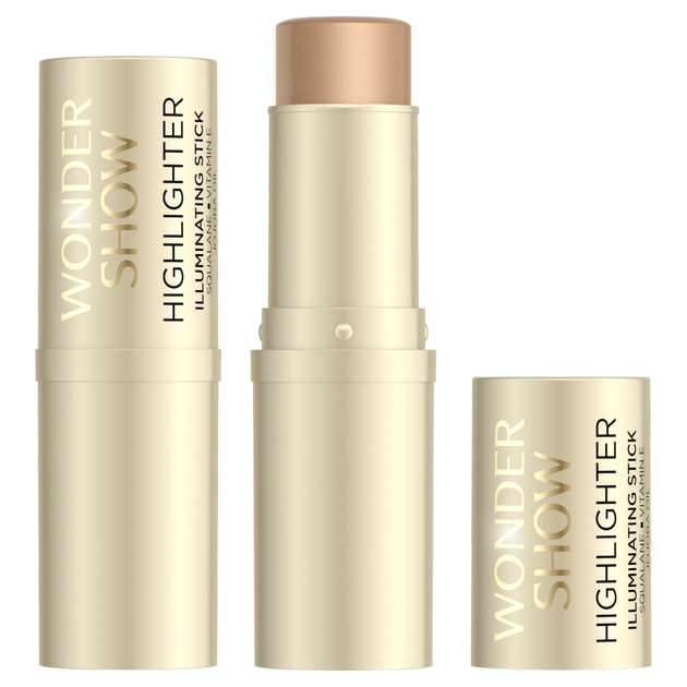 Rozświetlacz do twarzy w sztyfcie Eveline Cosmetics Wonder Show 02 Golden Hour 8 g (5903416074236) - obraz 1