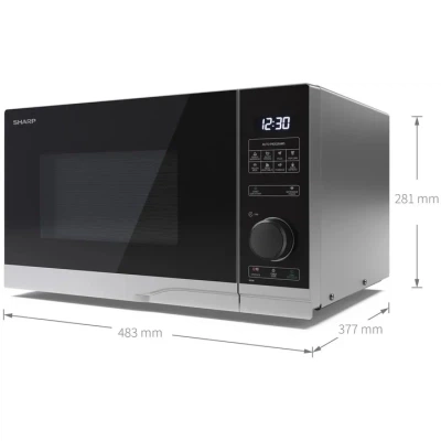 Микроволновая печь Sharp YC-PS234AE-S - Фото 5 Микроволновая печь Sharp YC-PS234AE-S - изображение 5