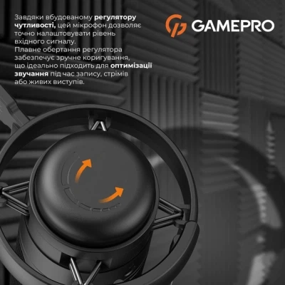 Микрофон GamePro UGM145B Black (UGM145B) - Фото 2 Микрофон GamePro UGM145B Black (UGM145B) - изображение 2