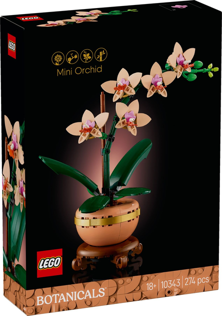 Конструктор LEGO Botanicals Маленька орхідея 274 елементи (10343) - зображення 1