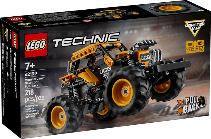 Zestaw klocków LEGO Technic Monster Jam DIGatron 218 elementów (42199) - obraz 1