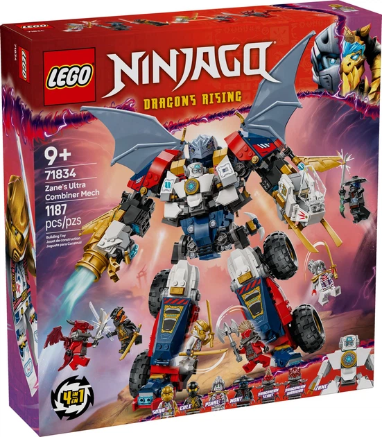 Конструктор LEGO Ninjago 4 в 1 Ультраобъединительный робот