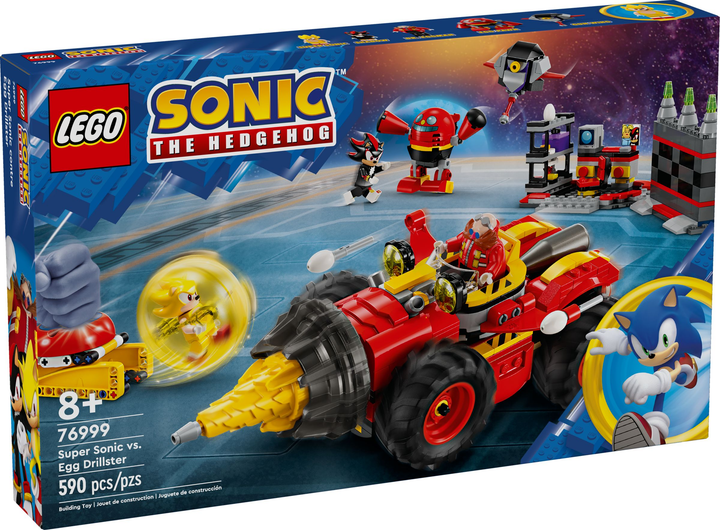 Конструктор LEGO Sonic the Hedgehog Супер Сонік проти Егг Дріллстера 590 деталей (76999) - зображення 1