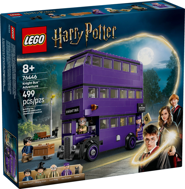 Zestaw klocków LEGO Harry Potter Przygoda na pokładzie Błędnego Rycerza 499 elementy (76446) - obraz 1