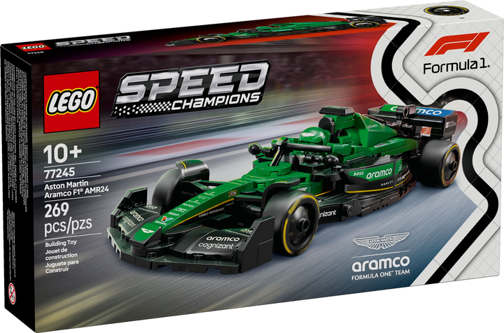 Конструктор LEGO Speed Champions Болід F1 Aston Martin Aramco AMR24 269 елементів (77245) - зображення 1