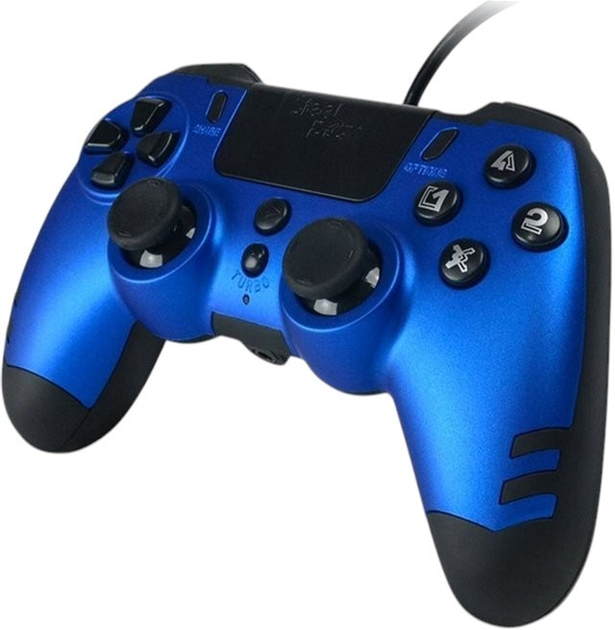 Геймпад дротовий SteelPlay Slim Pack Wired Controller Multi Sapphire Blue (3760352730136) - зображення 2