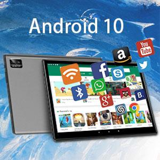 Планшет 10.1" Aoyodkg Tab A3 6/128Gb 4G 2-SIM 8 ядер Android 10 7000 mAh Серый - изображение 2