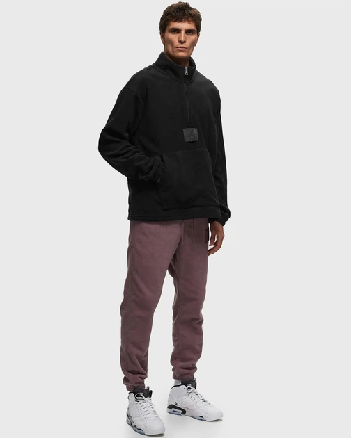 Кофта чоловіча Jordan Essentials Fleece Half-Zip S Чорний (FD7863-010) - Фото 4 Кофта чоловіча Jordan Essentials Fleece Half-Zip S Чорний (FD7863-010) - зображення 4