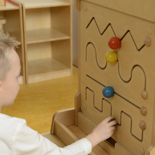 Бізіборд masterkidz Монтессорі Ковзаюча дошка дрібна моторика (6955920003713) - зображення 5