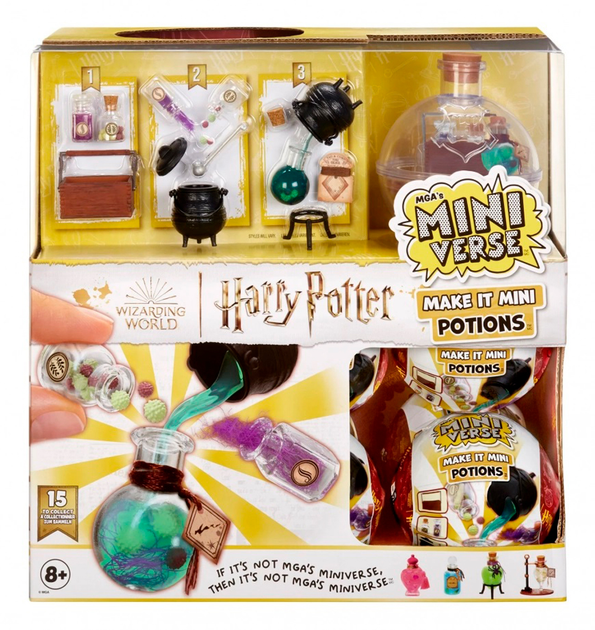 Zestaw do zabawy MGA's Miniverse serii Harry Potter Make it Mini Potions Pack 15 szt. (10035051594519) - obraz 1