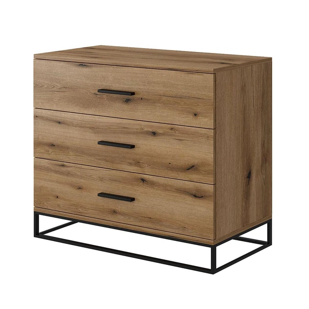 Комод LofTerno Head 800 Ascet 800x700x425 Дуб Евок (AS06100000030) - зображення 2