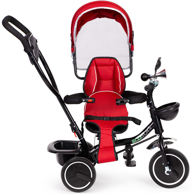 Велосипед дитячий Ecotoys з поворотним сидінням червоний (JM-066-9 RED) (5903089064633) - зображення 6