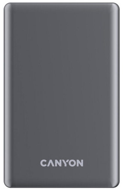 УМБ Canyon OnPower 510 slim Magsafe 10000 mAh PD20W Dark Grey (CNS-CPB510DG) - зображення 1