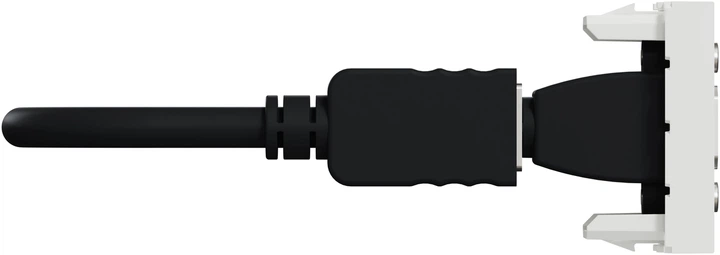 Розетка HDMI Schneider Electric Unica New 1 модуль Белая (NU343018) - изображение 8