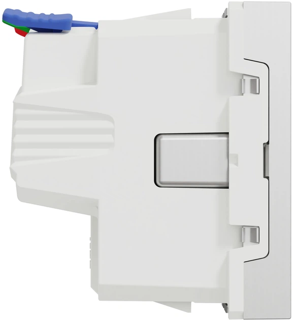 Розетка Schneider Electric Unica New с заземлением, со шторками, 16А, самозажимные клеммы Алюминий (NU305730) - изображение 4