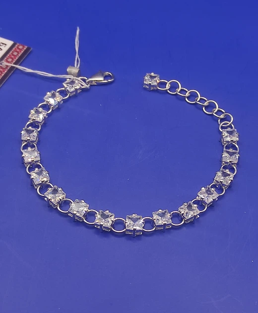 Серебряный женский браслет 925 пробы Длина 16,5–19,0 см Shiny 10055 - Фото 1 Серебряный женский браслет 925 пробы Длина 16,5–19,0 см Shiny 10055 - изображение 1
